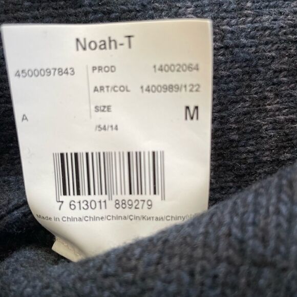 Strellson 1/4 zip shades of blue Sweater, Noah-T design - Picture 5 of 8